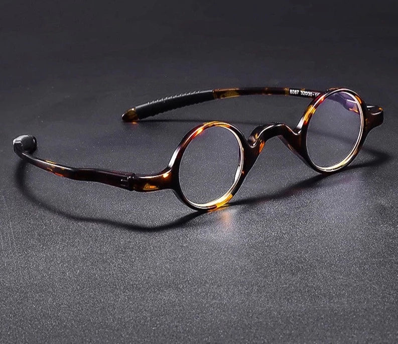 TR90 Reading Glasses Men's Eyeglasses Frame Retro Anti Blue Glasses Round Smart Glasses for Reading High Quality Eyewear