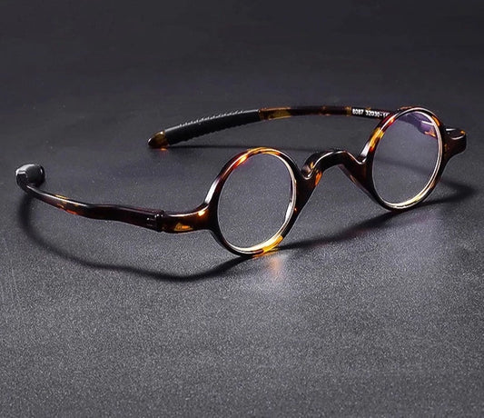 TR90 Reading Glasses Men's Eyeglasses Frame Retro Anti Blue Glasses Round Smart Glasses for Reading High Quality Eyewear