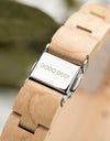 Casual Fashion Ladies Watches Maple Wood Wristwatch Quartz