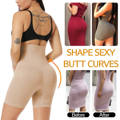 Women Body Shaper Tummy Control Shorts Slimming Underwear High Waist Shaping Panties Thigh Slimmer Safety Short Pants Shapewear