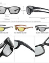 Photochromic Polarized Chameleon Sunglasses for Men Outdoor Sports Driving