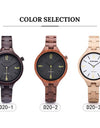 Wood Watches Casual Slim Wristwatch Unique Gift