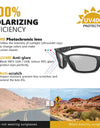 Photochromic Polarized Chameleon Sunglasses for Men Outdoor Sports Driving