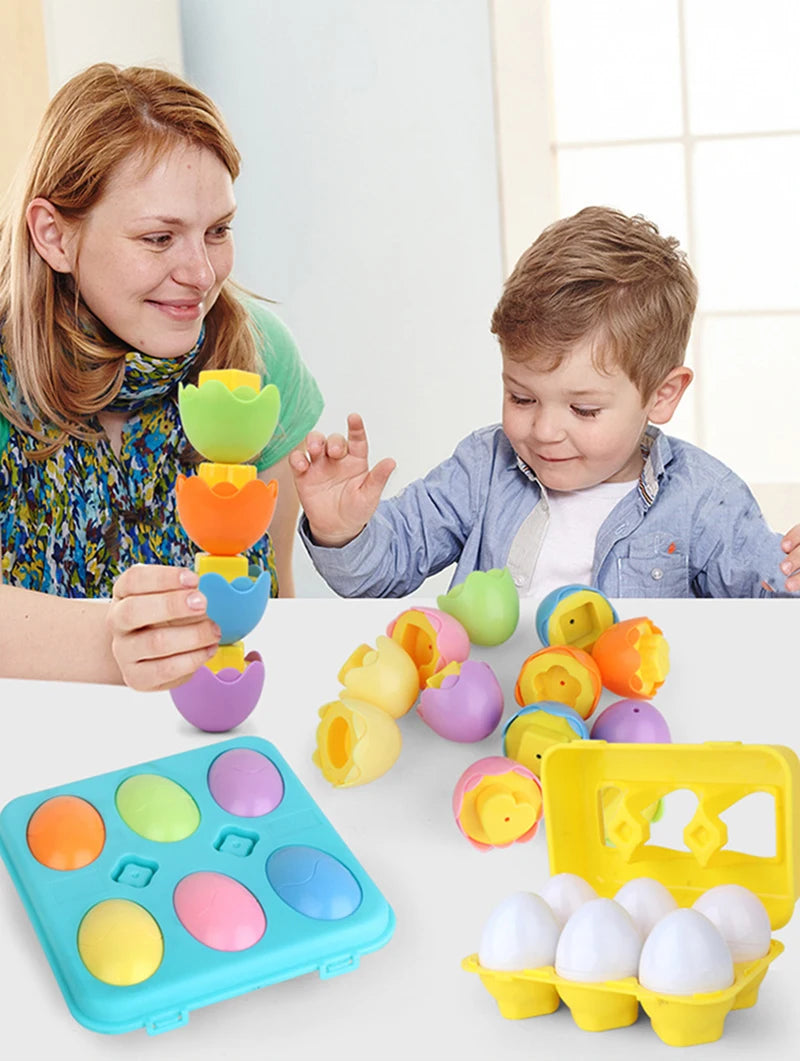 Montessori Games  toy Smart Egg Shape Match Puzzle For s   Development Toy Educational Toy For  1 2 3 4 Year