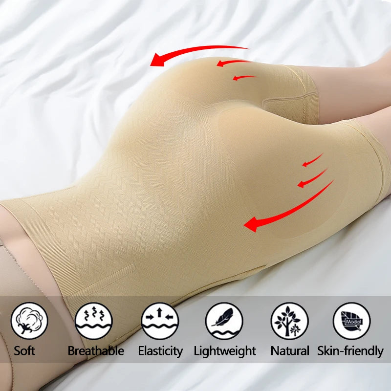 Women Shapewear High Waist Trainer Tummy Control Shorts Slimming Body Shaper Butt Lifter Safety Boyshorts Corrective Underwear