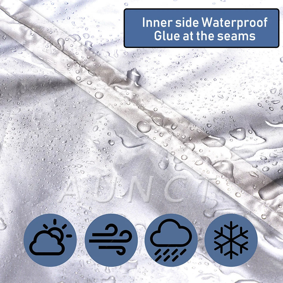 Outdoor Heavy Duty Lawn Patio Furniture Covers with Air Vent and Padded Handles Patio Outdoor Dining Table Cover Chairs Cover