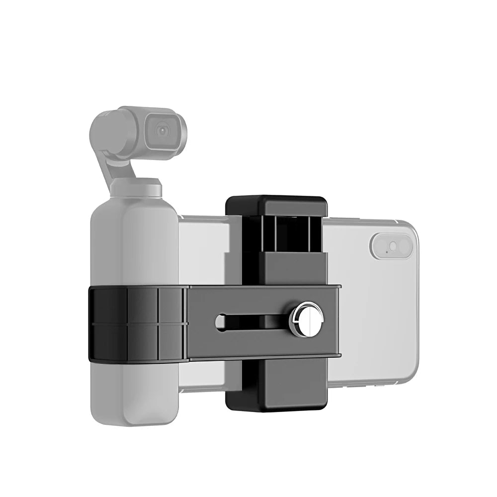 Smartphone Fixing Clamp 1/4 inch Holder Mount Bracket for DJI OSMO Pocket / Pocket 2 Sport Camera Accessories