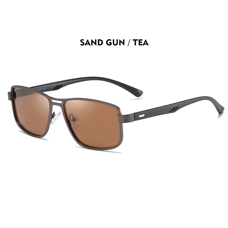 Top Polarized Square Sunglasses UV400 Anti-Glare Driving Fishing Glasses for Men Women