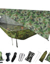 Portable Outdoor Camping Hammock with Mosquito Net High Strength Parachute Fabric Hanging Bed Hunting Sleeping Swing