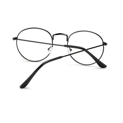 Retro Round Reading Glasses Fashion Round Presbyopia Glasses Farsighted Eye Frame Decorative Glasses.