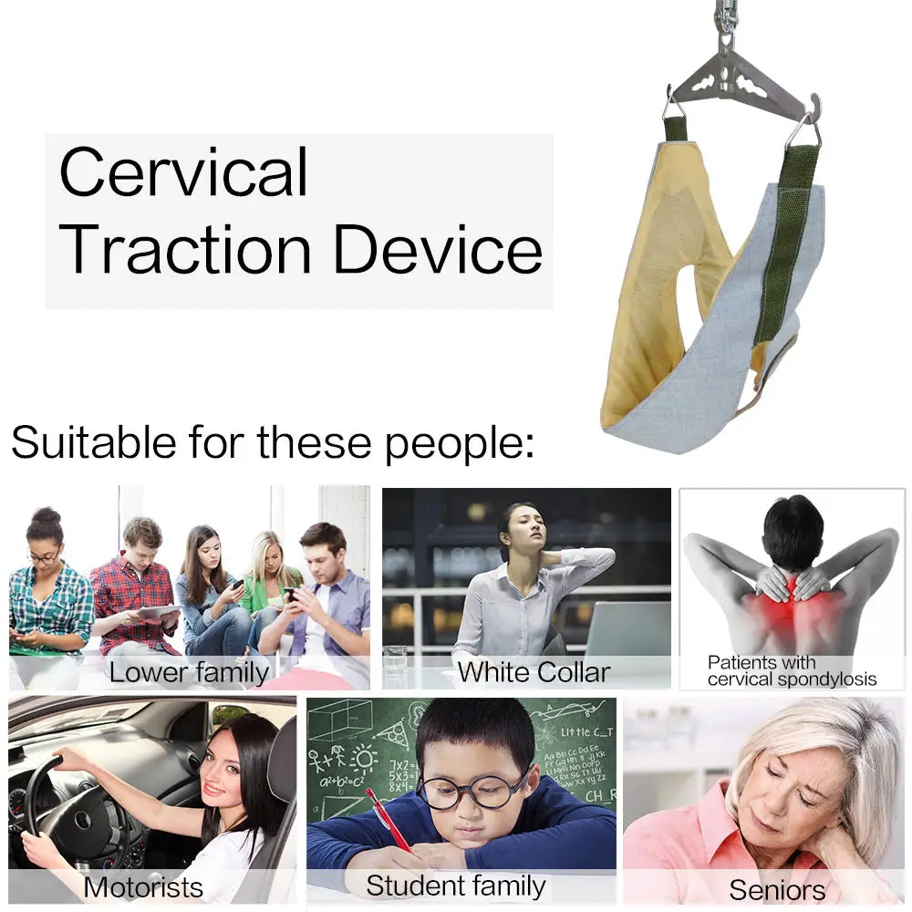 Door Neck Device Kit Stretcher Adjustment Chiropractic Back Head Massager relaxation Cervical Traction Health Care Kits