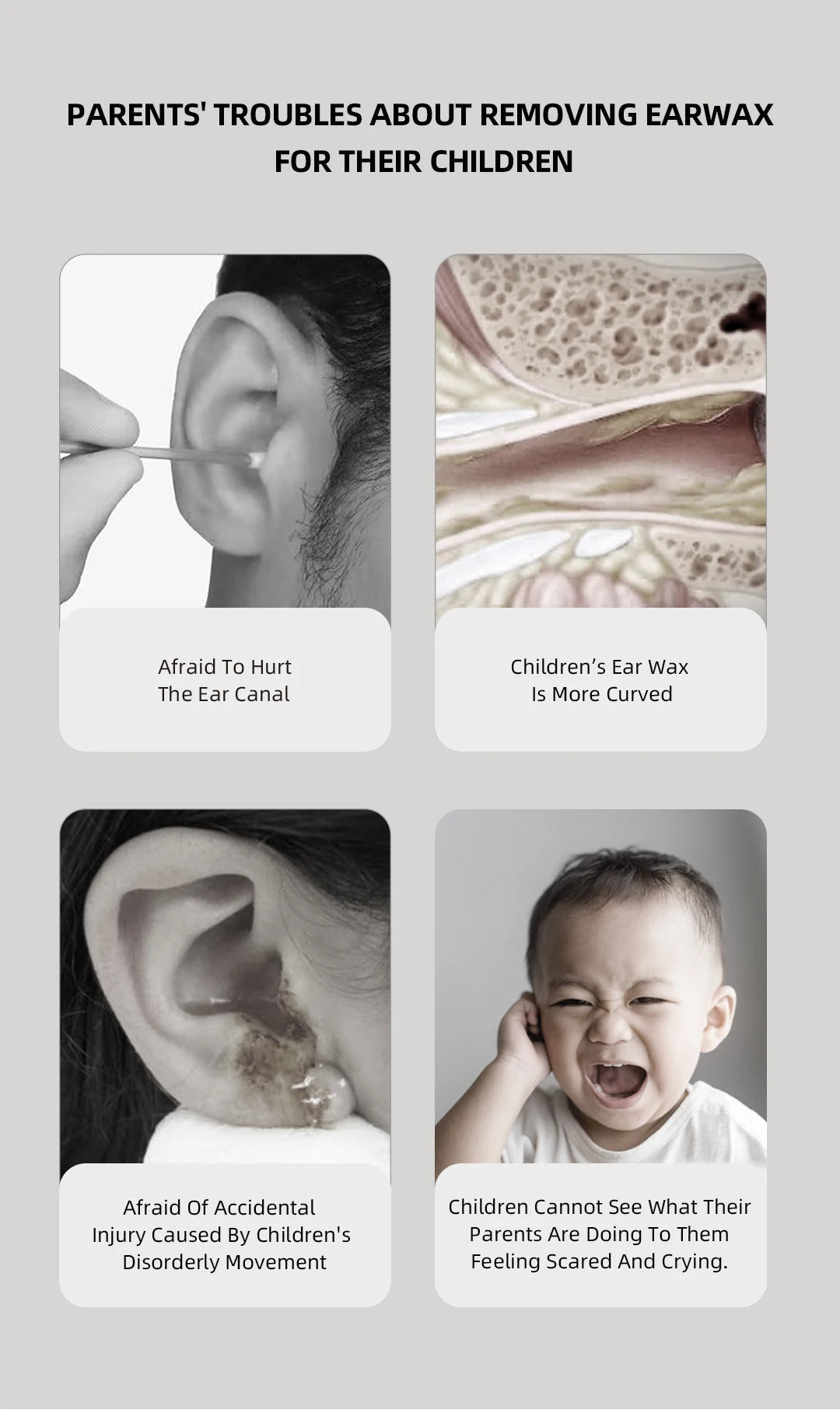 D3 Pro  Use Smart Visual Earpick Ear Cleaner Earax Removal Tool 8.0 MP Camera Otoscope Waterproof  Endoscope