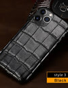 100% Natural Crocodile Leather Phone Case for iPhone 16 15 Pro Max 14 ProMax Pro 16 Plus 15Pro 16Pro 14Plus Luxury Cover