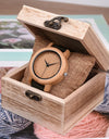 Couple Wood Watches Men Ladies Lightweight Simple Nylon Bracelet Japan Quartz Wristwatch Male