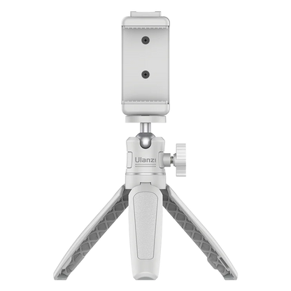 SLR Camera Smartphone Vlog Tripod Mini Portable Tripod with Cold Shoe Phone Mount for iPhone Android