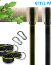 Lighten Up Hammock Straps Rope Carabiner Tree Swing Hanging Kit Hammock Straps Camping 350KG Load Capacity Rope Carabiner