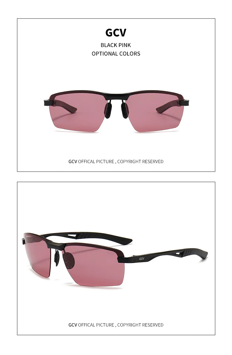 Ultralight Aluminium Magnesium Polarized UV400 Mirror Sports Sunglasses for Men Outdoor Driving Glasses