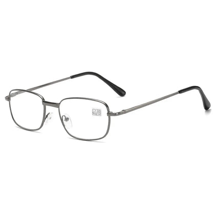 Oval Metal Reading Glasses Clear Lens Men Women Presbyopic Glasses Optical Spectacle Eyewear Prescription +1.0 TO 3.5