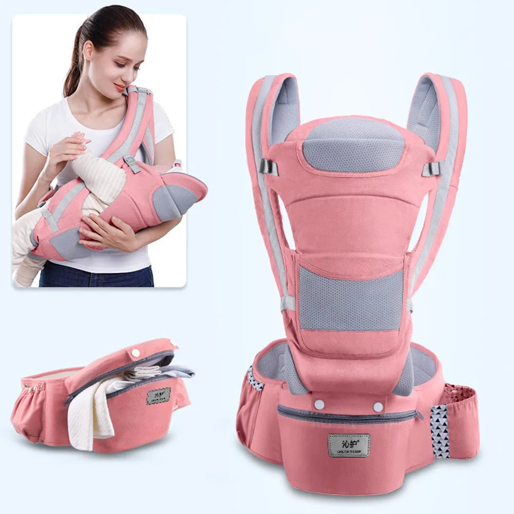 Carrier Waist Stool With Storage Bag Kangaroo Shoulder Swaddle Sling   Wrap Ergonomic Backpack Hipseat