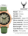 Wooden Watch Simple Casual Silicone Strap Quartz Wrist watch