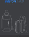 Multi functional Men's Oxford Crossbody Bag Anti-theft Shoulder Bags Short Trip Messenger USB Charging Chest Bag Pack