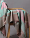 Autumn Winter Warm Cashmere Scarf Dot Pattern Long Tassels Women Thicken Wrap Shawl Lady muffler Wool Pashmina