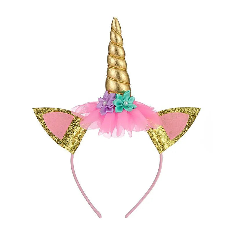 Rainbow Unicorn Princess Dress with Angel Wings Party Costume