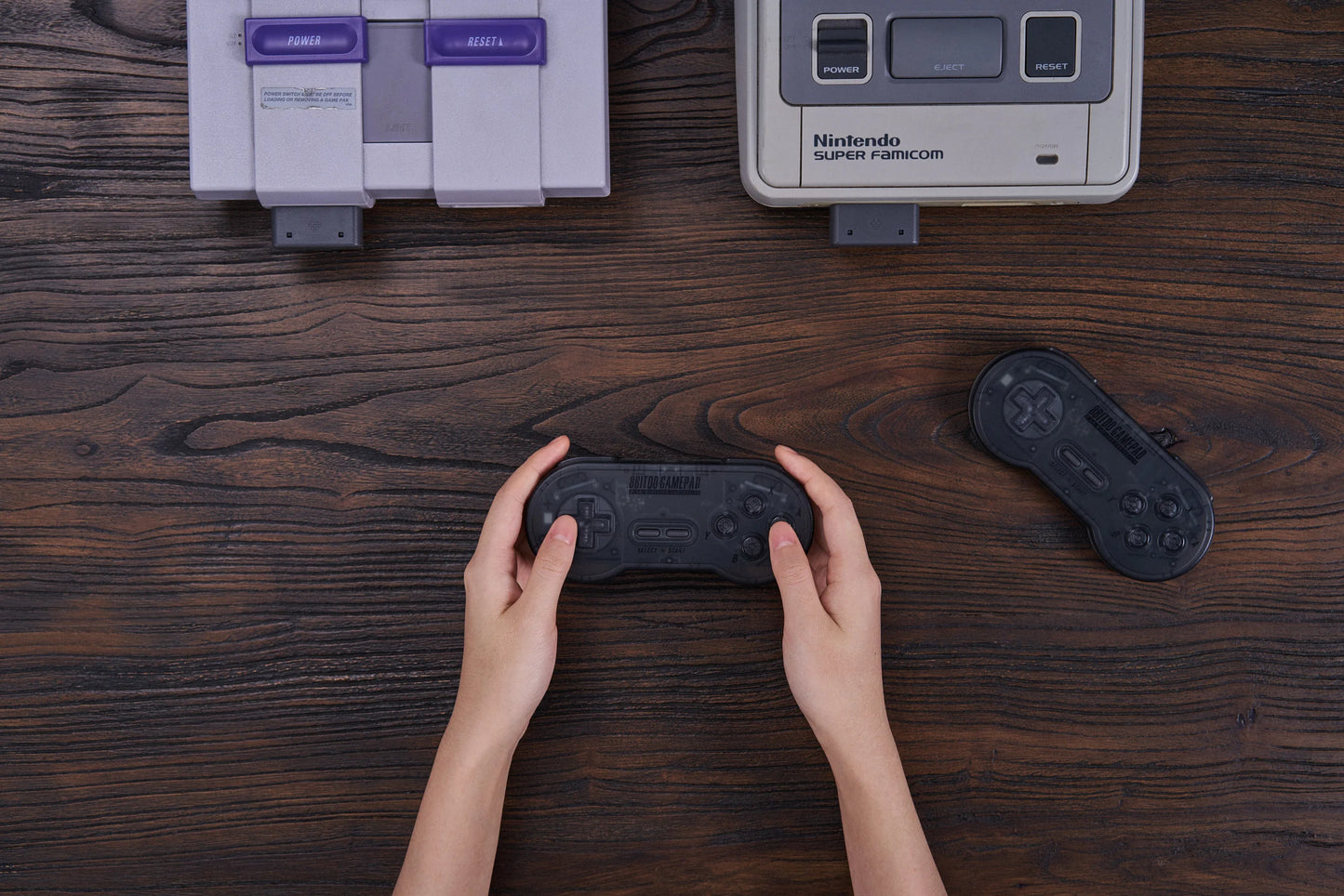 2.4GHz Wireless Retro Gaming Controller for Original Super Nintendo SNES and SFC