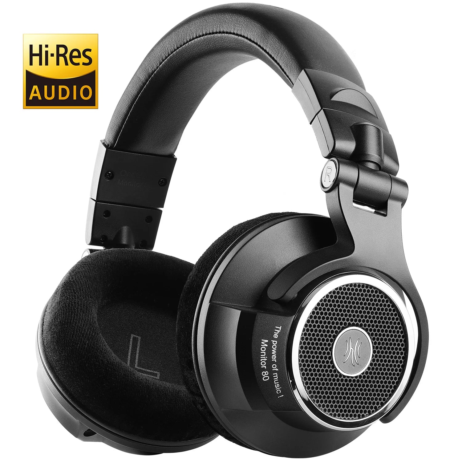 Monitor 80 Open Back Headphones Wired Over Ear 250Ω Audiophile HiFi Headphones Hi-Res Audio Professional Studio Headset