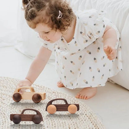 Nordic Style Wooden Toys for Children Montessori Maple Wooden Building Block Car Baby Educational Toys Newborn Baby Toddler Toys