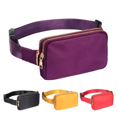 Waist Pack Belt Bags Phone Pouch Bags High Quality Girl Polyester Waterproof Fanny Pack Female Chest Packs