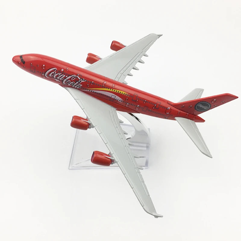 16CM COLA Airlines Airbus A380 Aircraft Model
