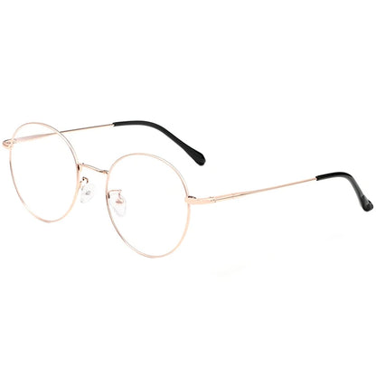 Ultra Light Retro β-Titanium Round Eyeglasses Frame Myopia Optical Prescription Glasses Frame Men And Women 6621X