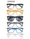 Oversize Reading Glasses Rectangle Frame Sun Readers Eyeglasses Spring Hinge Lightweight Wear with Diopter +1.0 - +4.0
