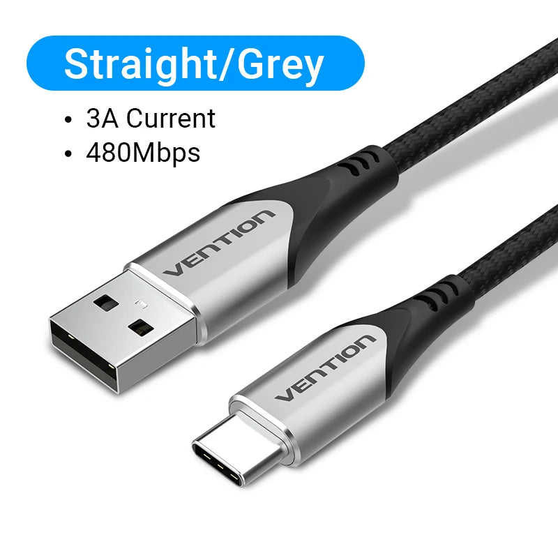 USB C Cable 90 Degree Fast Charger USB A to Type C Cable for Huawei Honor Xiaomi Redmi Samsung Mobile Phone USB-C Cord