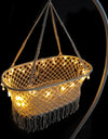 Baby Crib Hanging Cradle, Hanging Bassinet and Portable Swing for Baby Nursery Baby Hammock Cradle Swing Bed