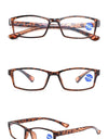 Retro Square Designer Reading Glasses Anti Blue Light TR90 Presbyopia Eyewear Hyperopia Eyeglasses Readers+3+3.5+4.0