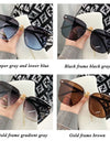 Rimless Sunglasses Women Fashion Tide Cat Eye Glasses