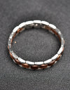 Wood Stainless Steel Bracelet for Women Jewelry Adjusted Strap