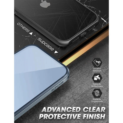 For iPhone 13 Pro Case 6.1 inch (2021 Release) UB Edge Pro Slim Frame Clear Back Case with Built-in Screen Protector