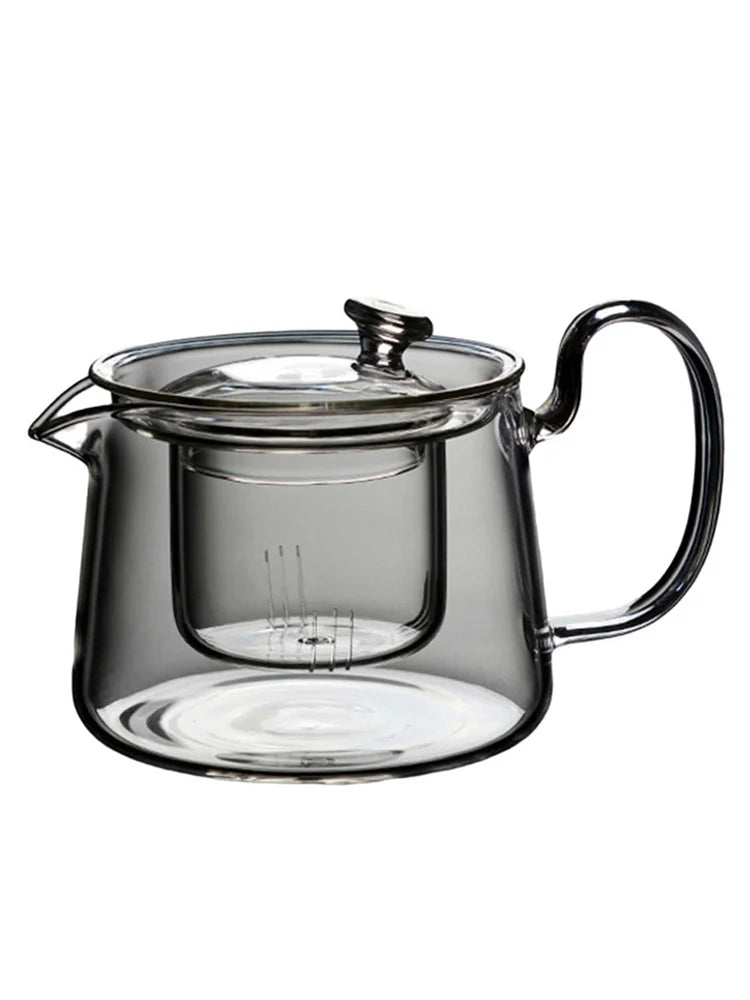 Japanese Style Transparent Glass Teapot High Temperature Resistant Filter Scented Black Tea Kung Fu Tea Set