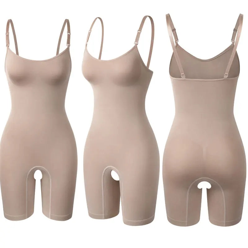 Women Full Body Shaper Bodysuit – Tummy Control & Thigh Slimming Shapewear