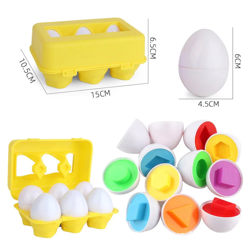 Montessori Games  toy Smart Egg Shape Match Puzzle For s   Development Toy Educational Toy For  1 2 3 4 Year