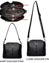 Messenger Bag Luxury Soft Leather Handbag and Purses Women's Bags Designer Famous Brand Female Shoulder Totes