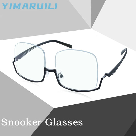 Billiards Nine Ball Snooker Glasses Wide Field of Vision Customized Myopia/Hyperopia/Astigmatism Glasses Frame YS01