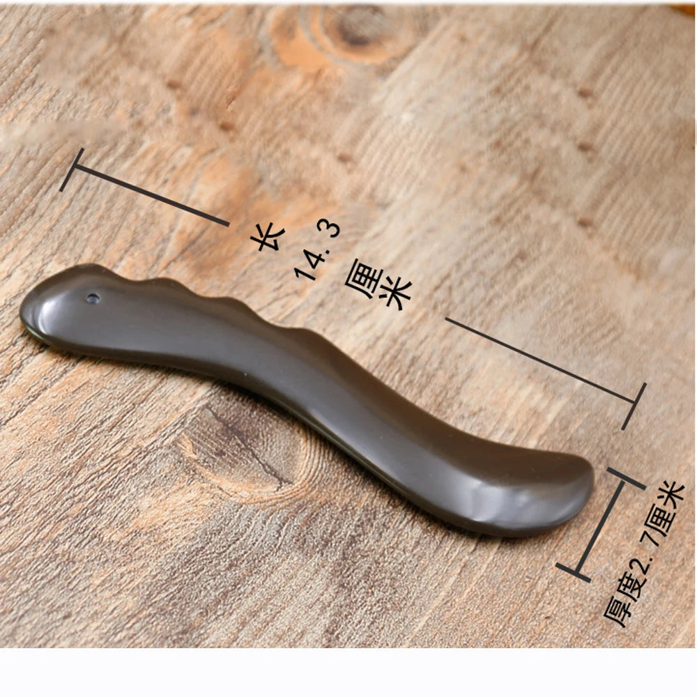 5A grade Original Si Bin Bian stone massage guasha kit point massage dog 140x70x75mm 100% original