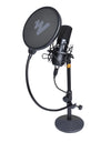 Microphone Pop Filter Metal Pop Filter Shield Double Layer Windscreen Popfilter For USB Microhone Podcast Microphone