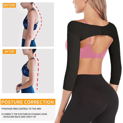 Women Arm Shaper Back Shoulder Corrector Humpback Prevent Arm Control Correct Posture Slimming Underwear Shapewear Body Shaper