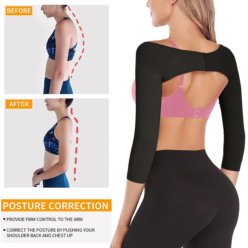 Arm Shaper Back Support Shoulder Corrector Weight Loss Slimming Underwear Shapers Anti Cellulite Humpback Prevent Arm Control