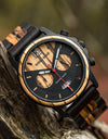 Wood Watch Private Custom Logo Engraving Message Quartz Wristwatches Chronograph